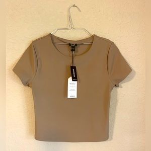 EXPRESS Short Sleeve Top Body Contour